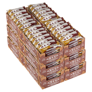 Military Energy Gum contains 100mg of caffeine per piece of Cinnamon flavor. Case includes 12 trays with 24 packs per tray.